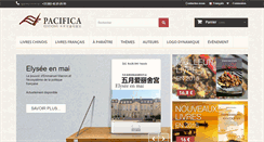 Desktop Screenshot of editions-pacifica.com