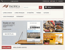 Tablet Screenshot of editions-pacifica.com